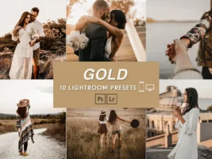 10 gold brown desktop & mobile lightroom presets (2) 88001