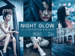 10 night glow presets mobile & desktop lightroom (6) 88003