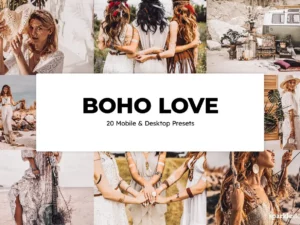 20 boho love lightroom presets & luts (9) 88639