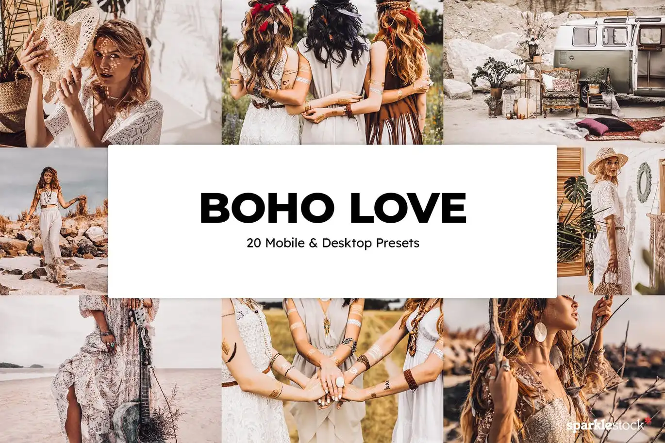 20 Boho Love Lightroom Presets & LUTs