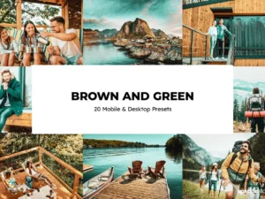 20 brown and green lightroom presets and luts (3) 88703