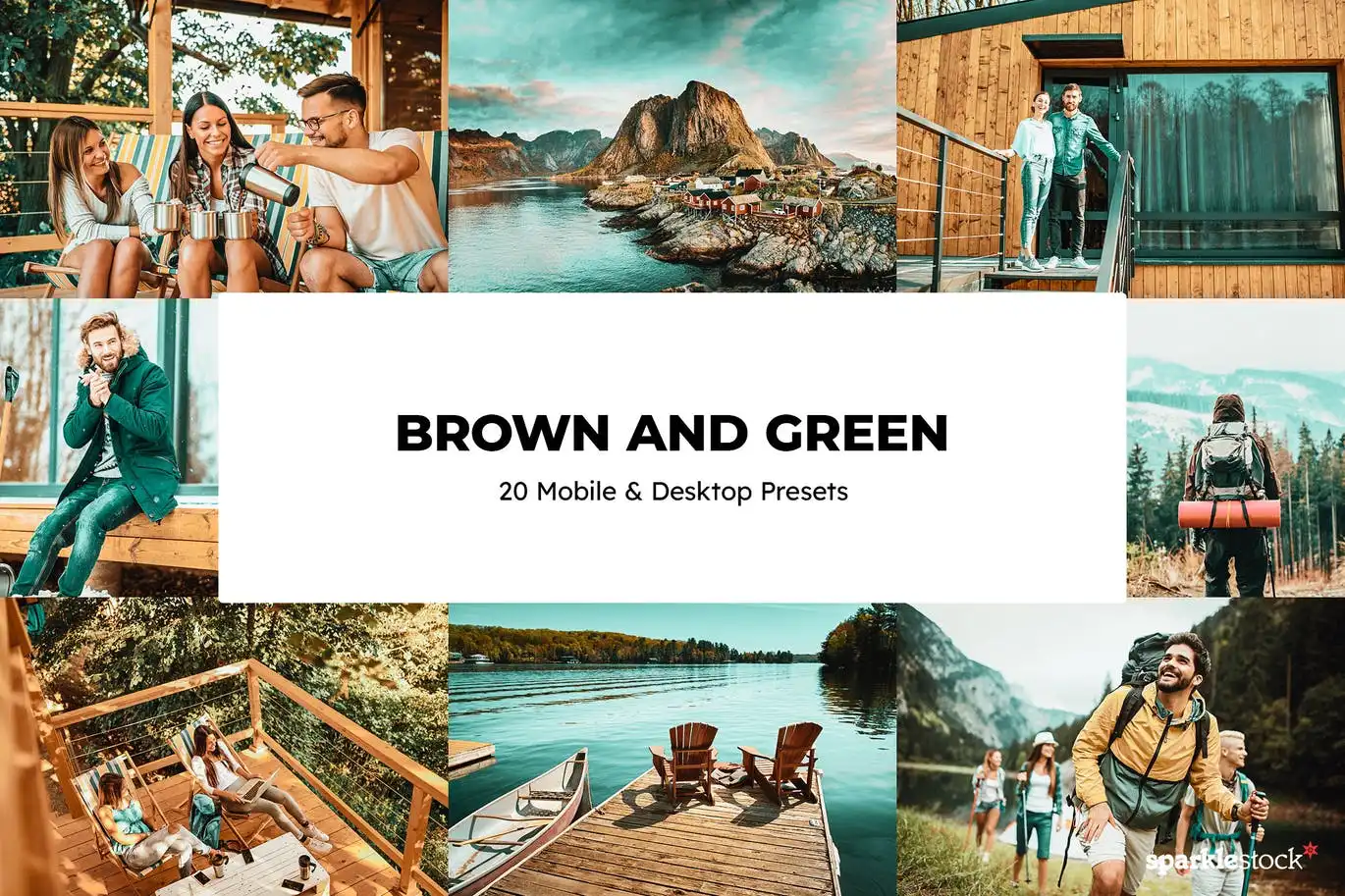 20 Brown and Green Lightroom Presets and LUTs