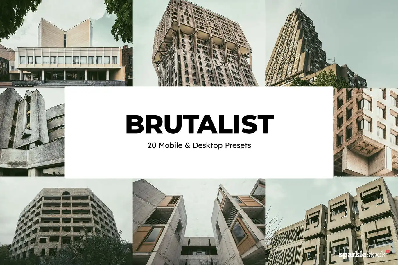 20 Brutalist Lightroom Presets and LUTs