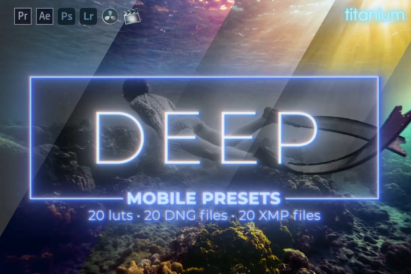 20 Deep Color Lightroom Presets + LUTs