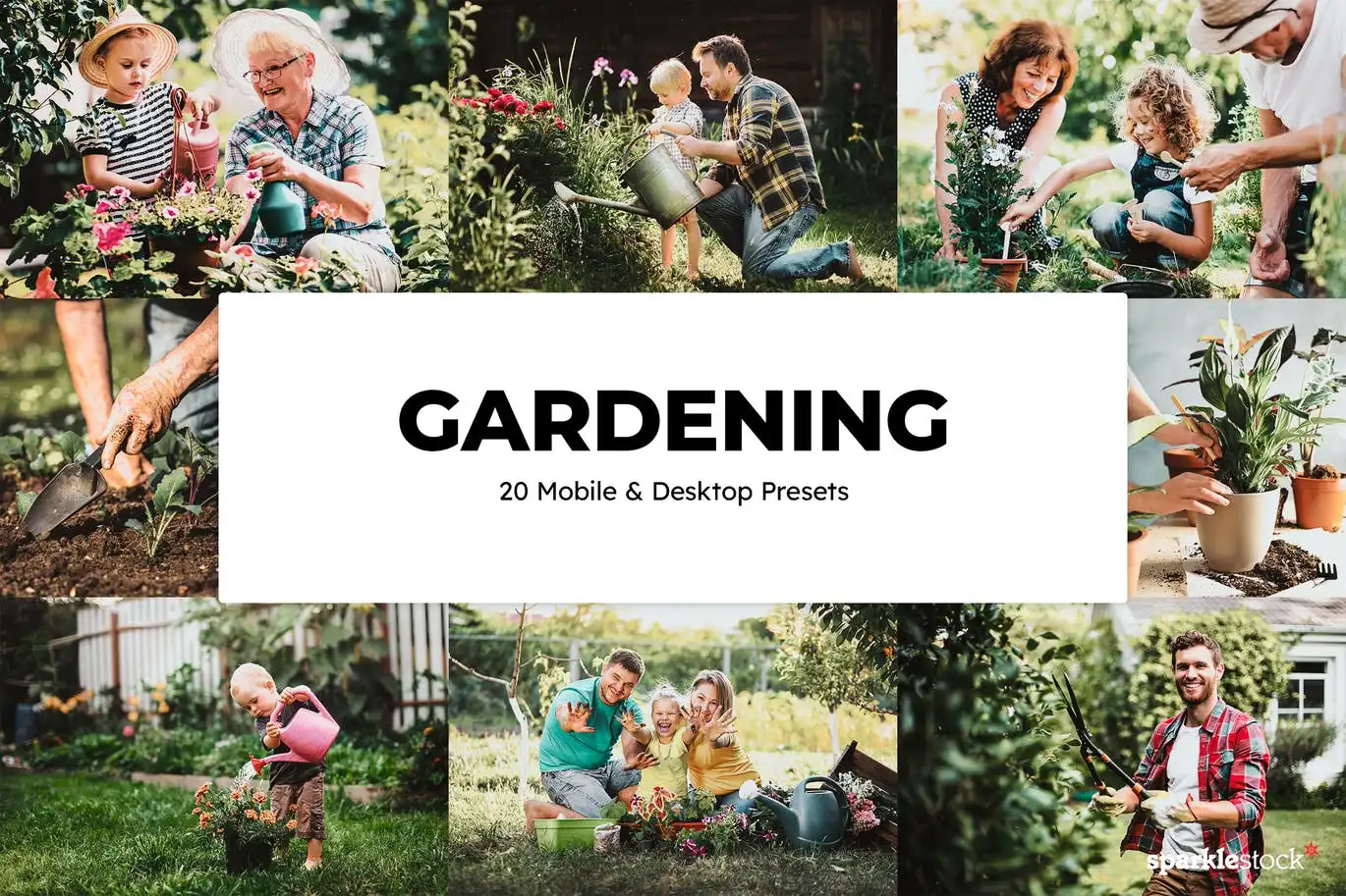 20 Gardening Lightroom Presets & LUTs