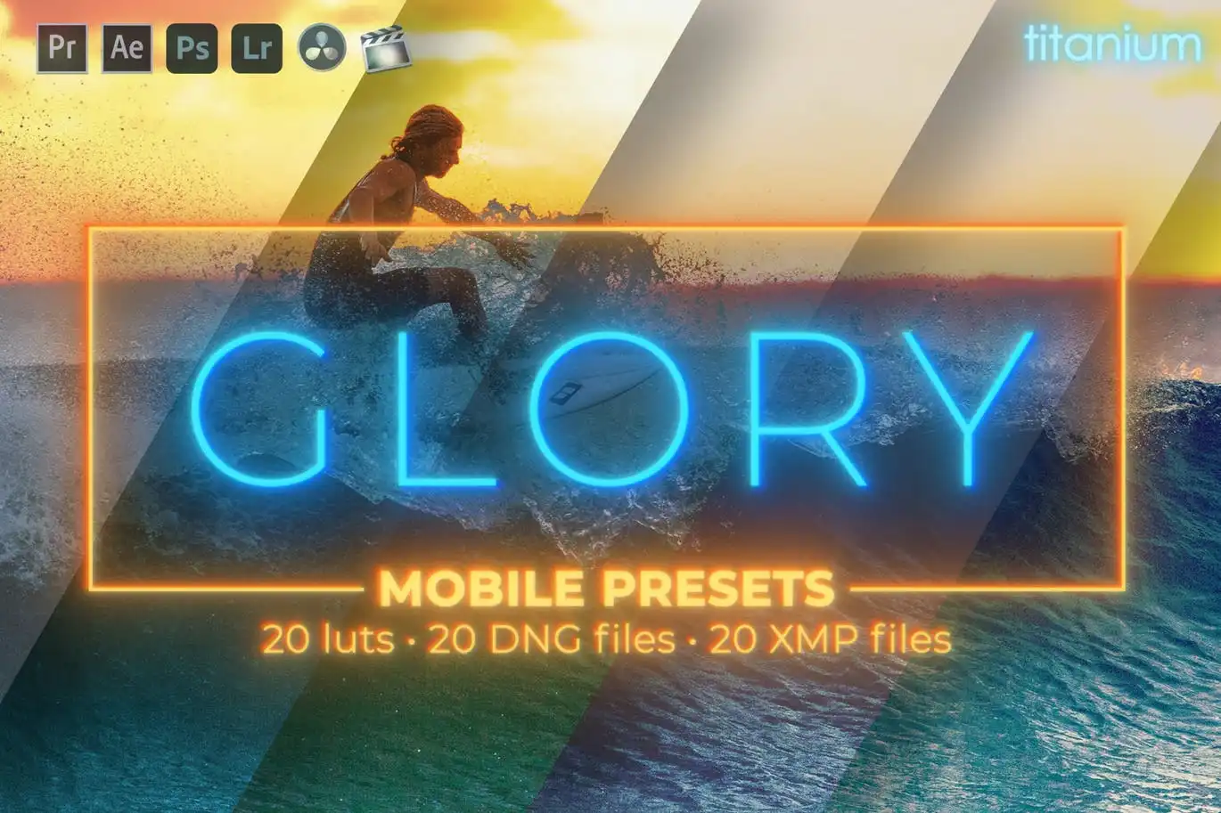 20 Glory Lightroom Presets + LUTs