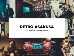20 retro asakusa lightroom presets and luts (1) 88550