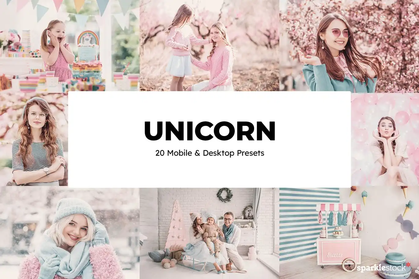 20 Unicorn Lightroom Presets & LUTs