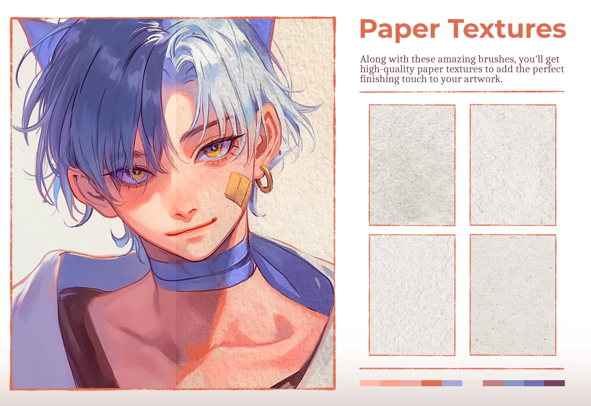 70+ Anime Soft Style Brushes for Procreate (Soft Drawing Brushes, Character Brushes, Marker Brushes, Paper Textures) 11 70+ anime soft style brushes for procreate03 84813