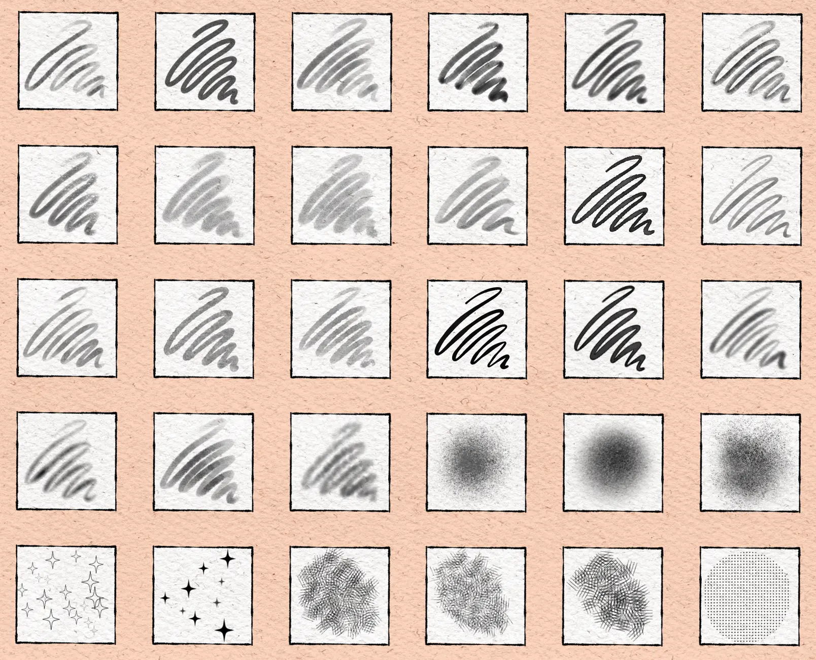 70+ Anime Soft Style Brushes for Procreate (Soft Drawing Brushes, Character Brushes, Marker Brushes, Paper Textures) 7 70+ anime soft style brushes for procreate07 84817