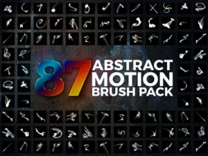87 abstract motion brush pack1 84766