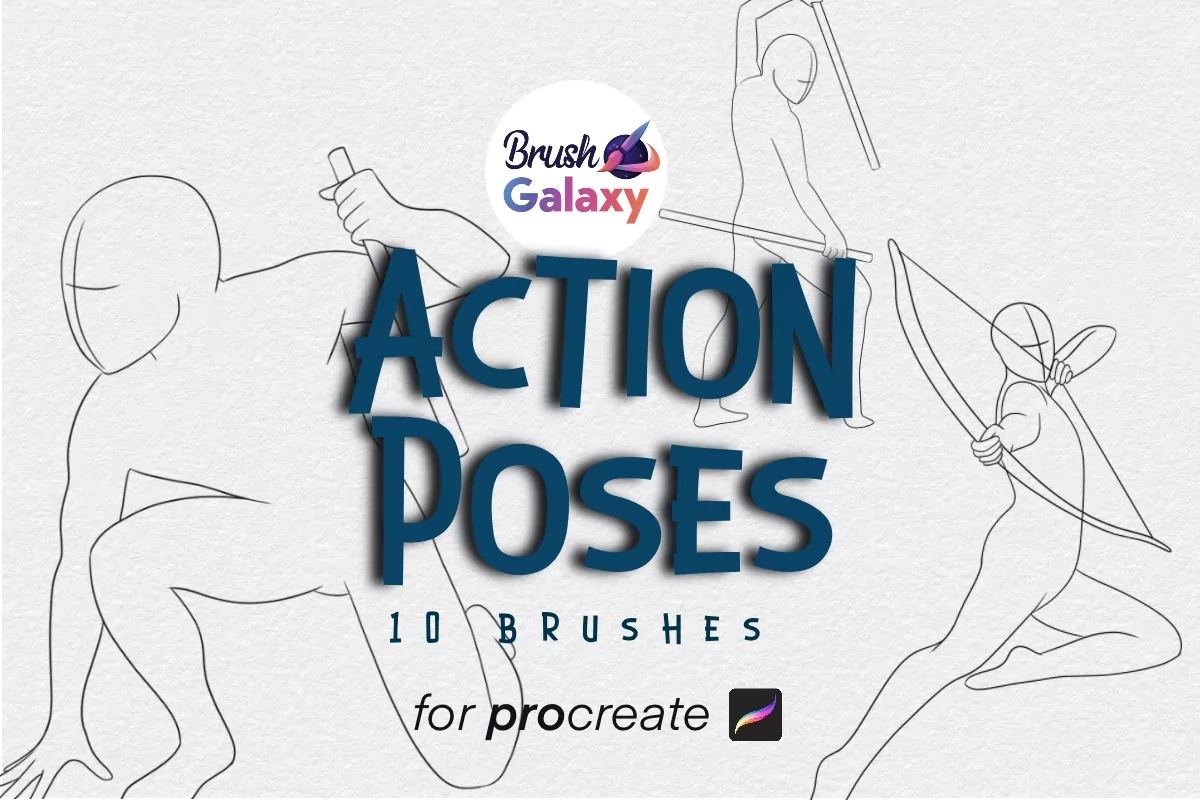 Action Poses Brush Set Vol 2