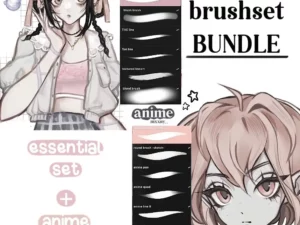 anime pack + essential pack bundle (procreate)1 84754