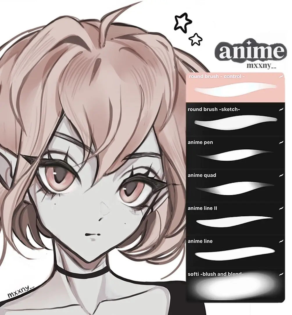 anime pack (procreate)