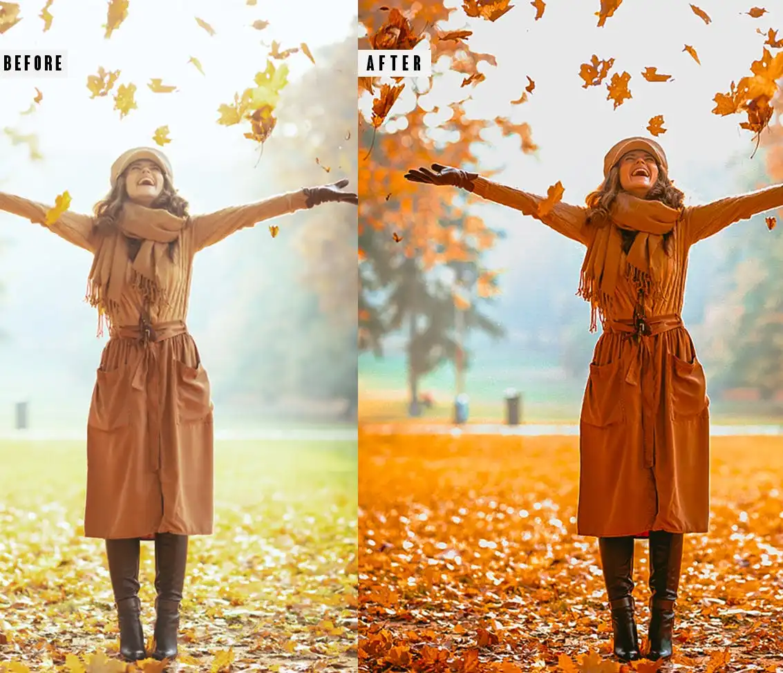 Autumn Photoshop Action & Lightrom Presets 3 autumn photoshop action & lightrom presets (10) 84945