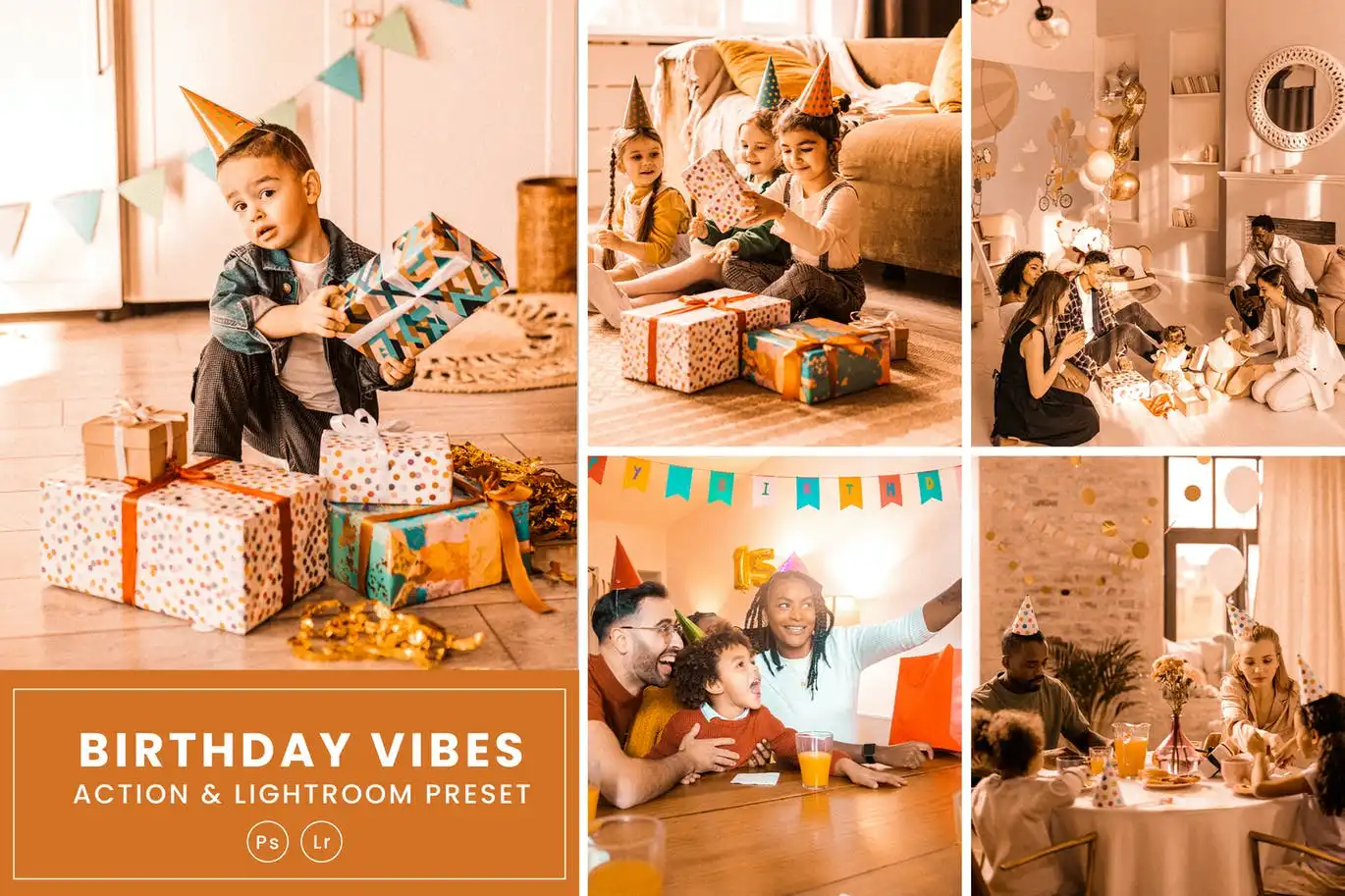 Birthday Vibes Action & Lightrom Presets