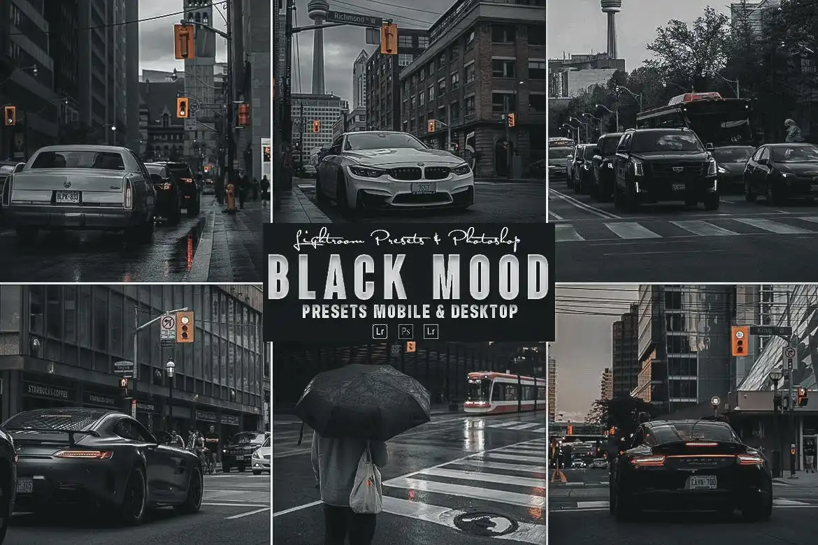 Black Mood Photoshop Action & Lightrom Presets 1 black mood photoshop action & lightrom presets 87646