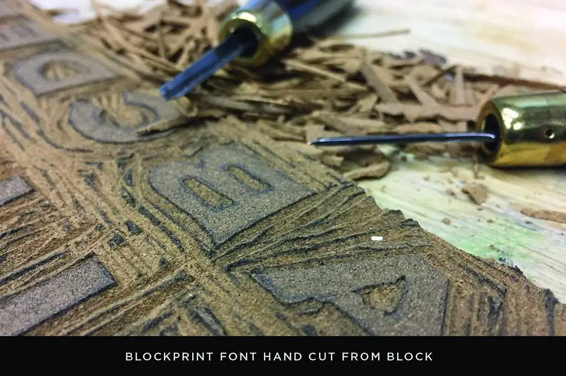 Blockprint Font & Brush Pack for Adobe Illustrator and Adobe Photoshop 13 blockprint font & brush pack for adobe illustrator and adobe photoshop06 84699