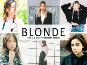 blonde mobile & desktop lightroom presets (4) 86460