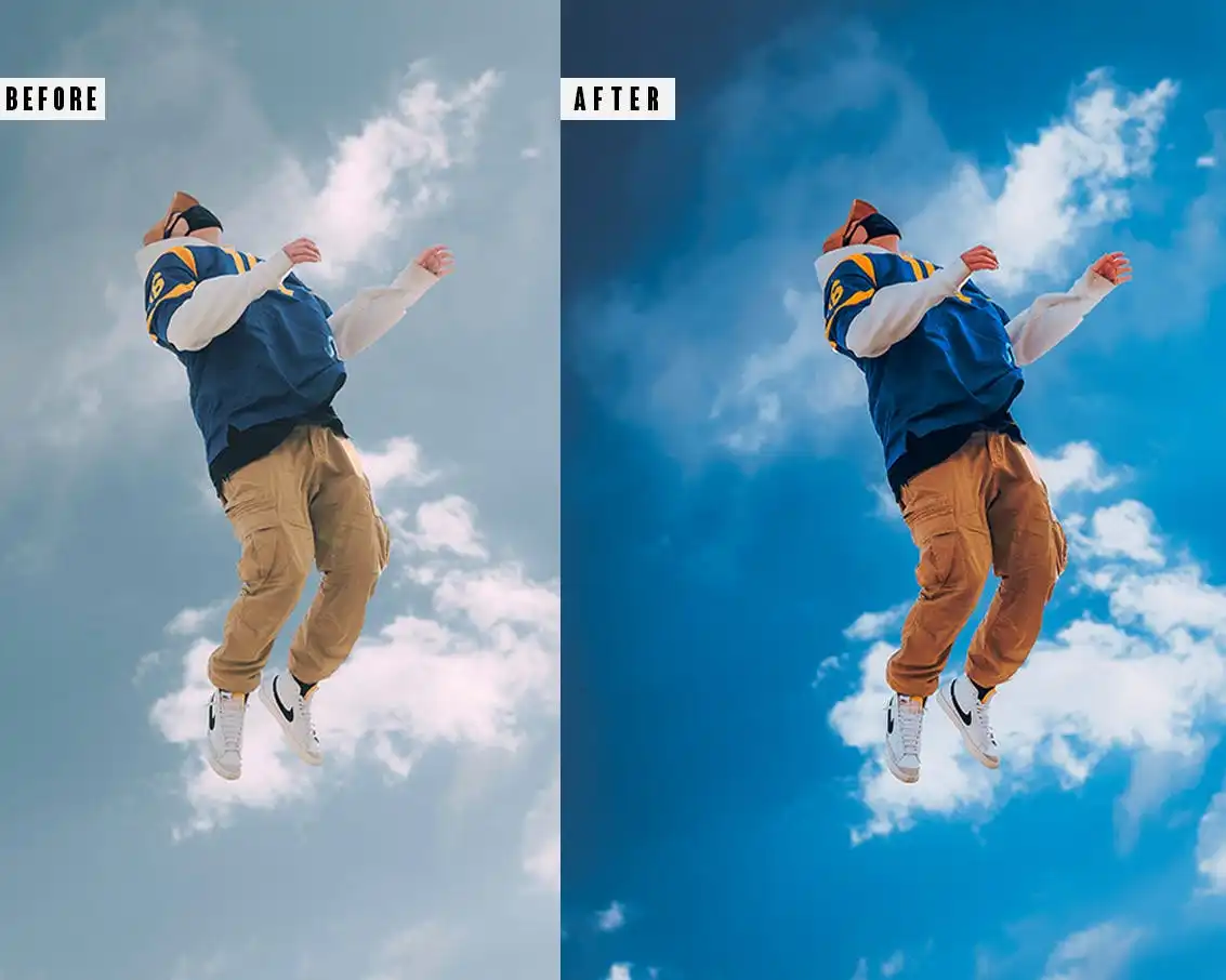 Blue Mood Photoshop Action & Lightrom Presets 7 blue mood photoshop action & lightrom presets (2) 87366