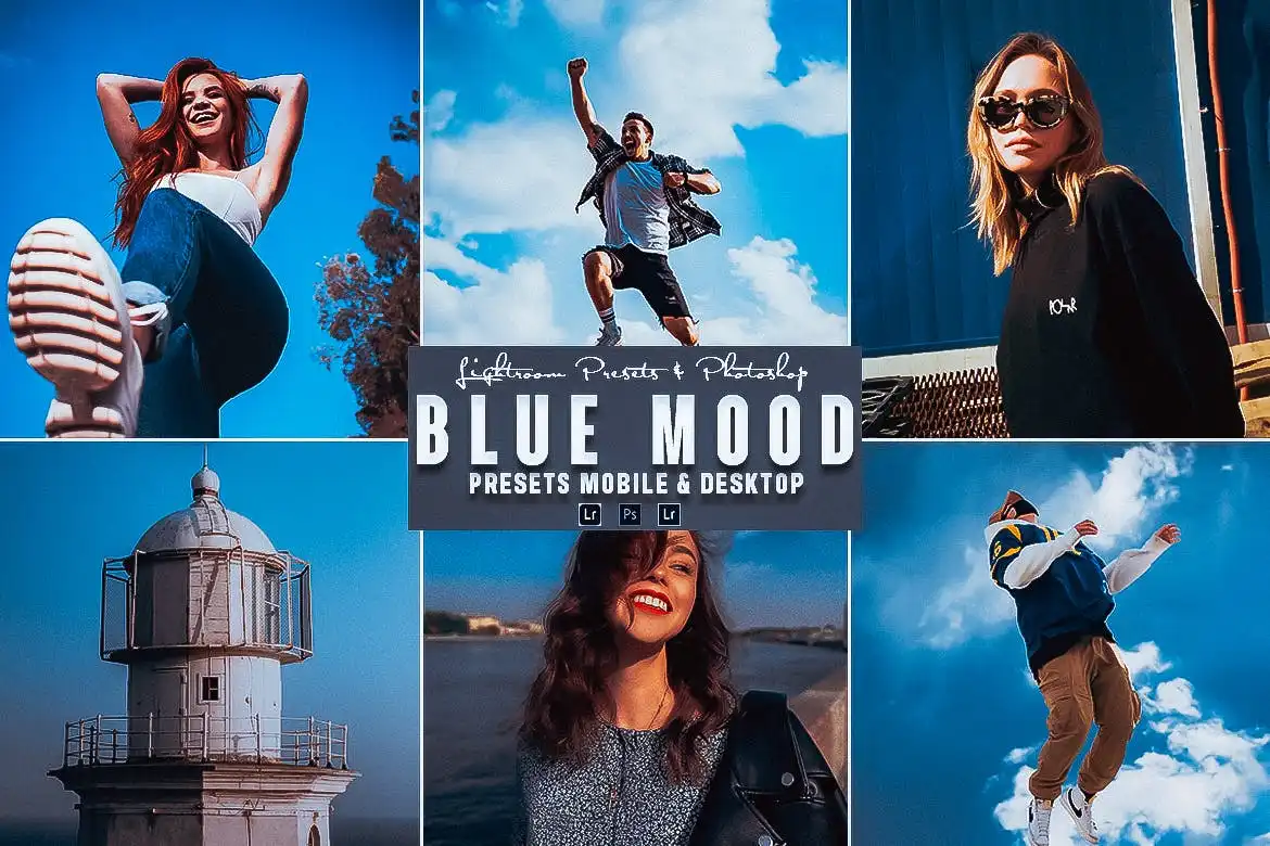 Blue Mood Photoshop Action & Lightrom Presets 3 blue mood photoshop action & lightrom presets (4) 87487
