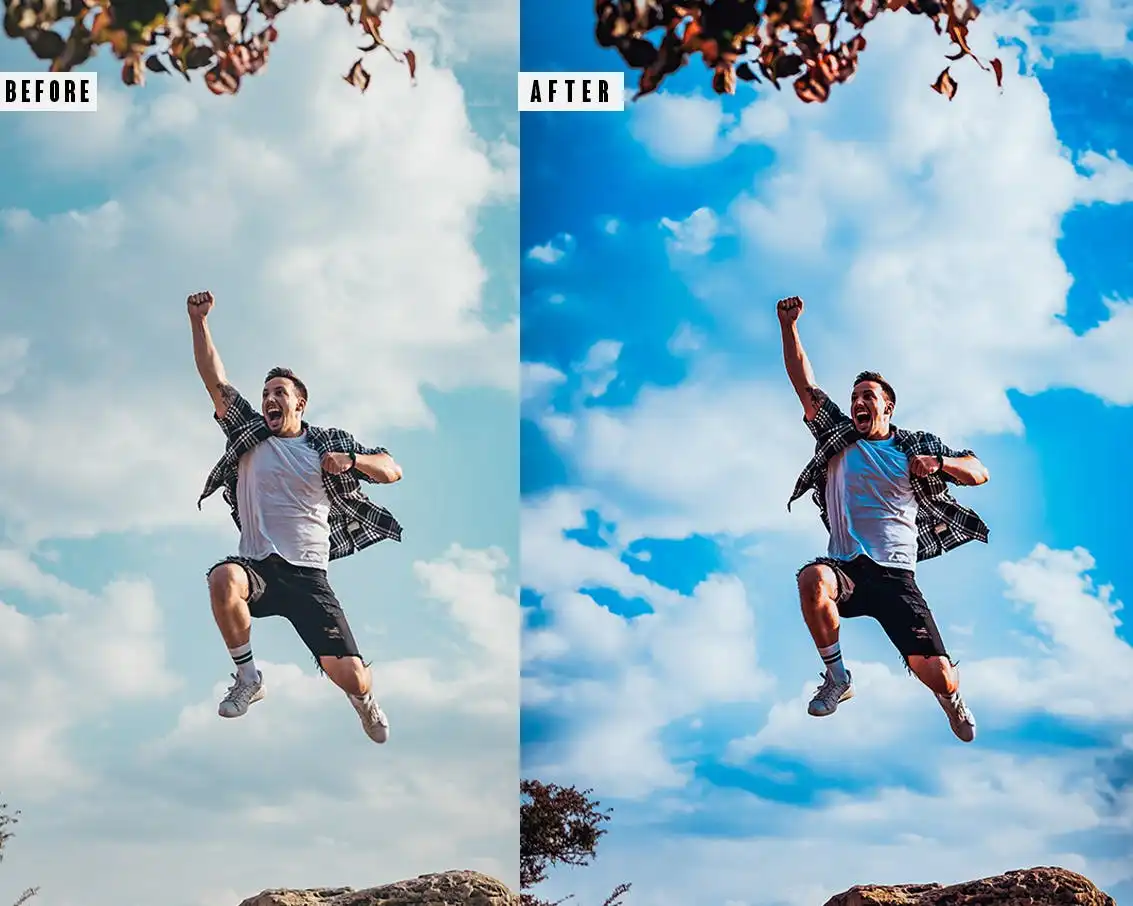 Blue Mood Photoshop Action & Lightrom Presets 5 blue mood photoshop action & lightrom presets (5) 87392
