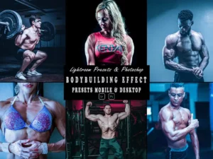 bodybuilding photoshop action & lightrom preset (2) 87587
