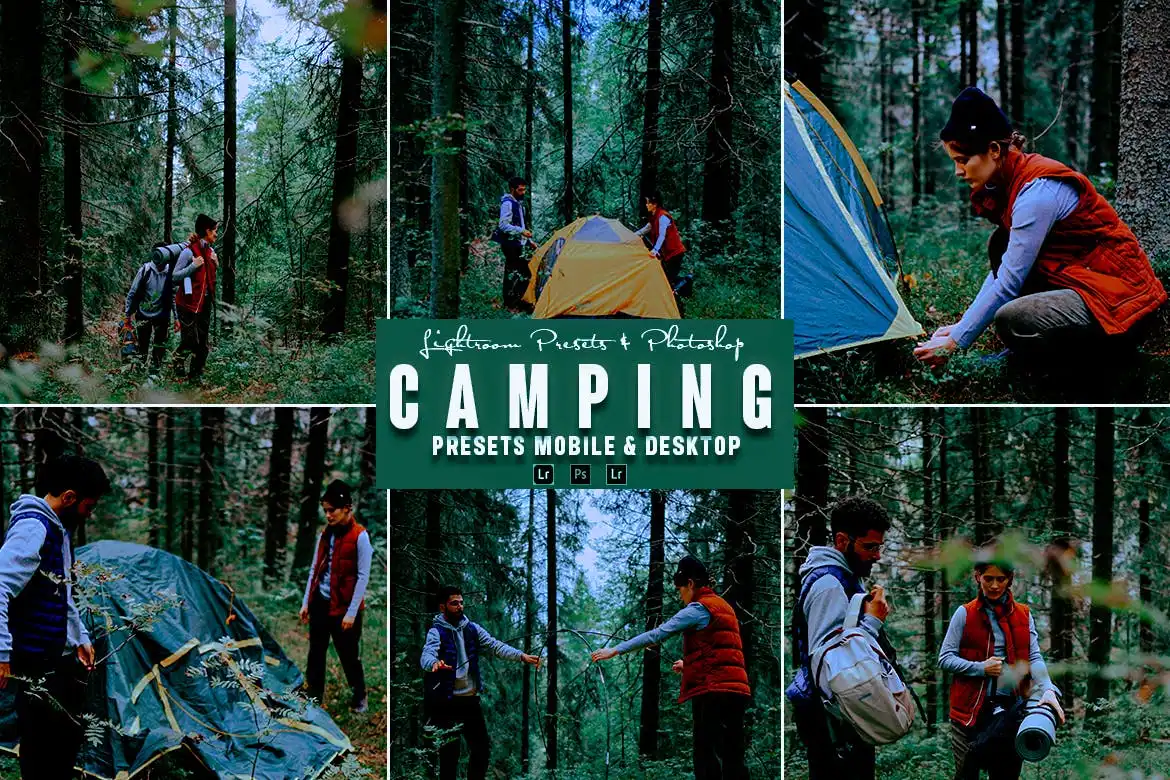 Camping Photoshop Action & Lightrom Presets 1 camping photoshop action & lightrom presets (1) 87716