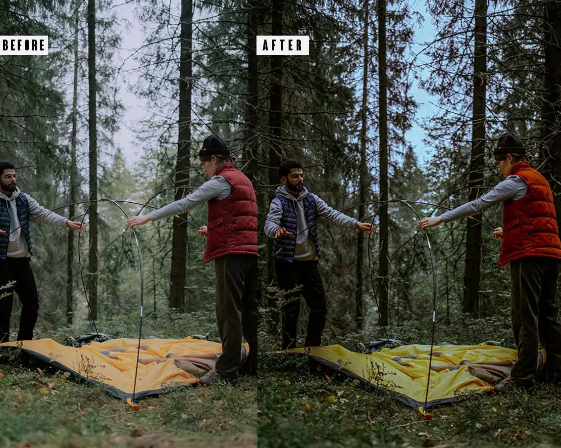 Camping Photoshop Action & Lightrom Presets 5 camping photoshop action & lightrom presets (2) 87683