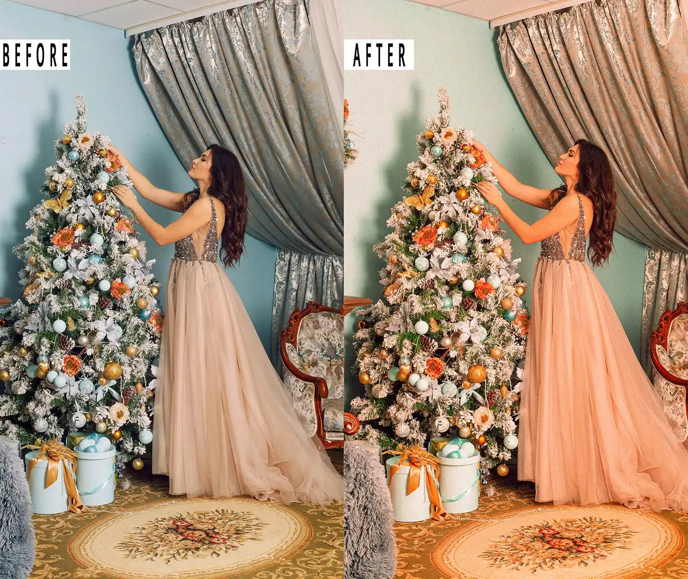 Christmas Photoshop Action & Lightrom Preset 4 christmas photoshop action & lightrom preset (4) 87828