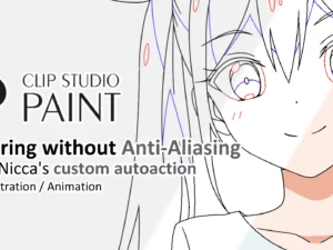 coloring without anti aliasing in clip studio paint1 84618