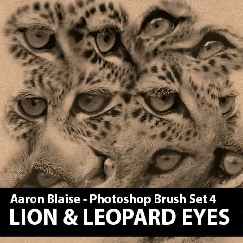 Custom Photoshop Brushes – Set 4 (Lion &amp; Leopard Eyes)