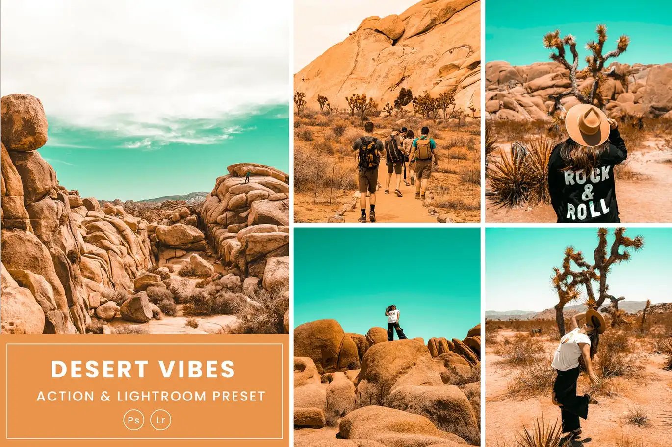 Desert Vibes Tones Action & Lightroom Presets