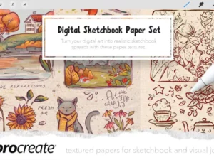 digital sketchbook paper set for procreate (1) 84599