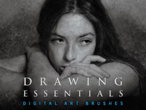 drawing essentials 100 digital art brushes photoshop, procreate & clip studio paint02 84631