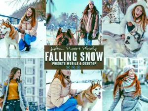 falling snow photoshop action & lightrom presets (2) 87591