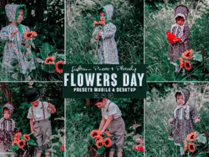 flowers photoshop action & lightrom presets (1) 87762