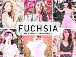 fuchsia mobile & desktop lightroom presets (3) 86705