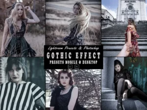 gothic effect photoshop action & lightrom preset (3) 87564
