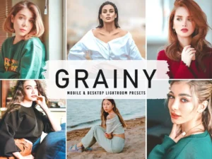grainy mobile & desktop lightroom presets (4) 86174