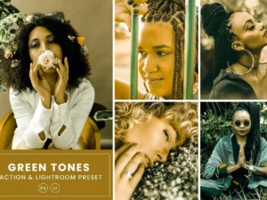 green tones effect action & lightrom presets (2) 87241