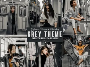 grey theme photoshop action & lightrom presets (2) 87545