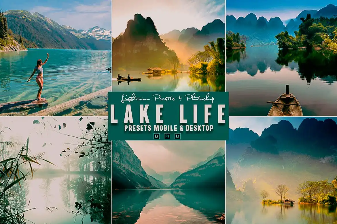Lake Life Photoshop Action &amp; Lightrom Presets