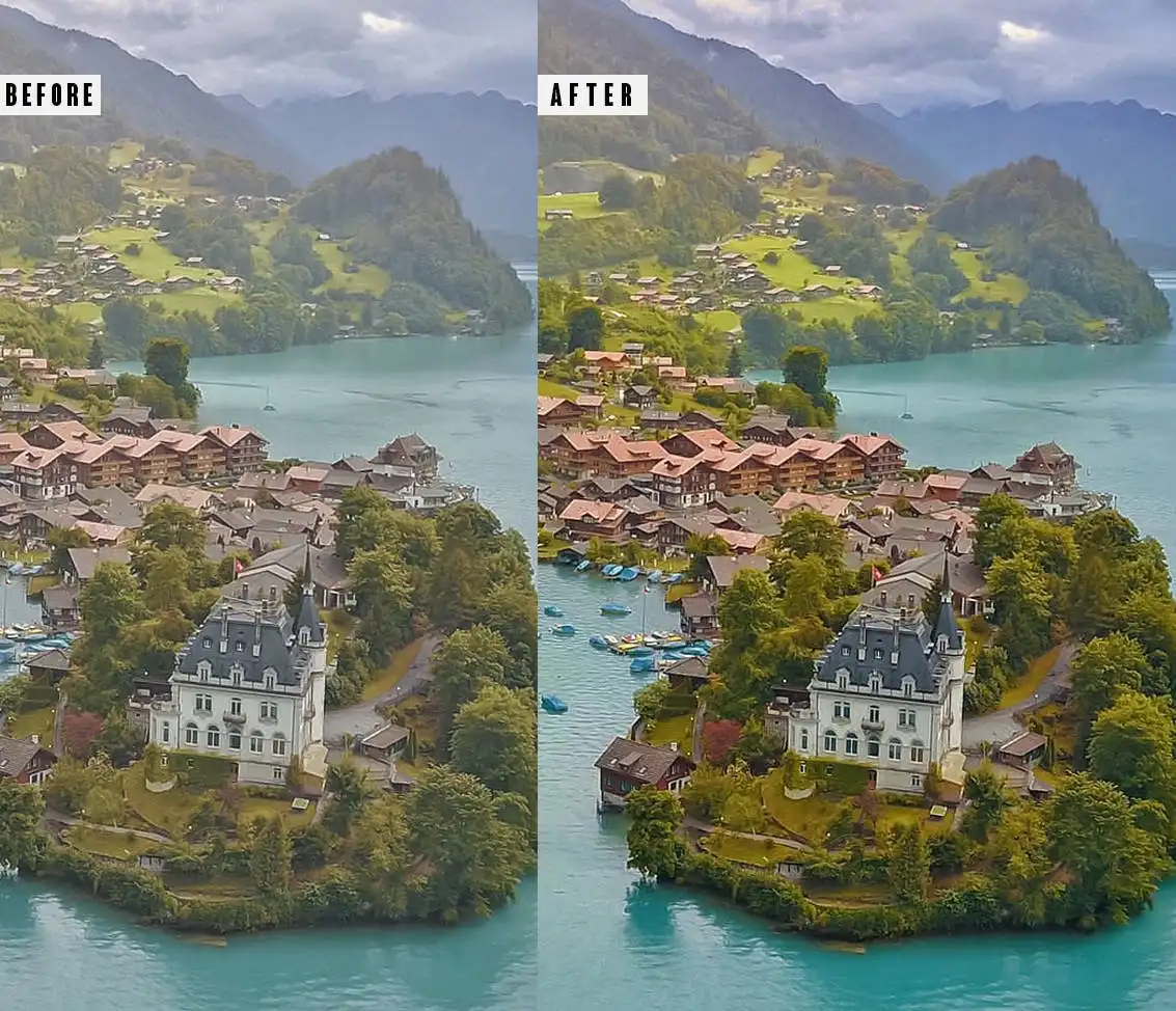 Landscape Photoshop Action & Lightrom Presets 4 landscape photoshop action & lightrom presets (1) 86659