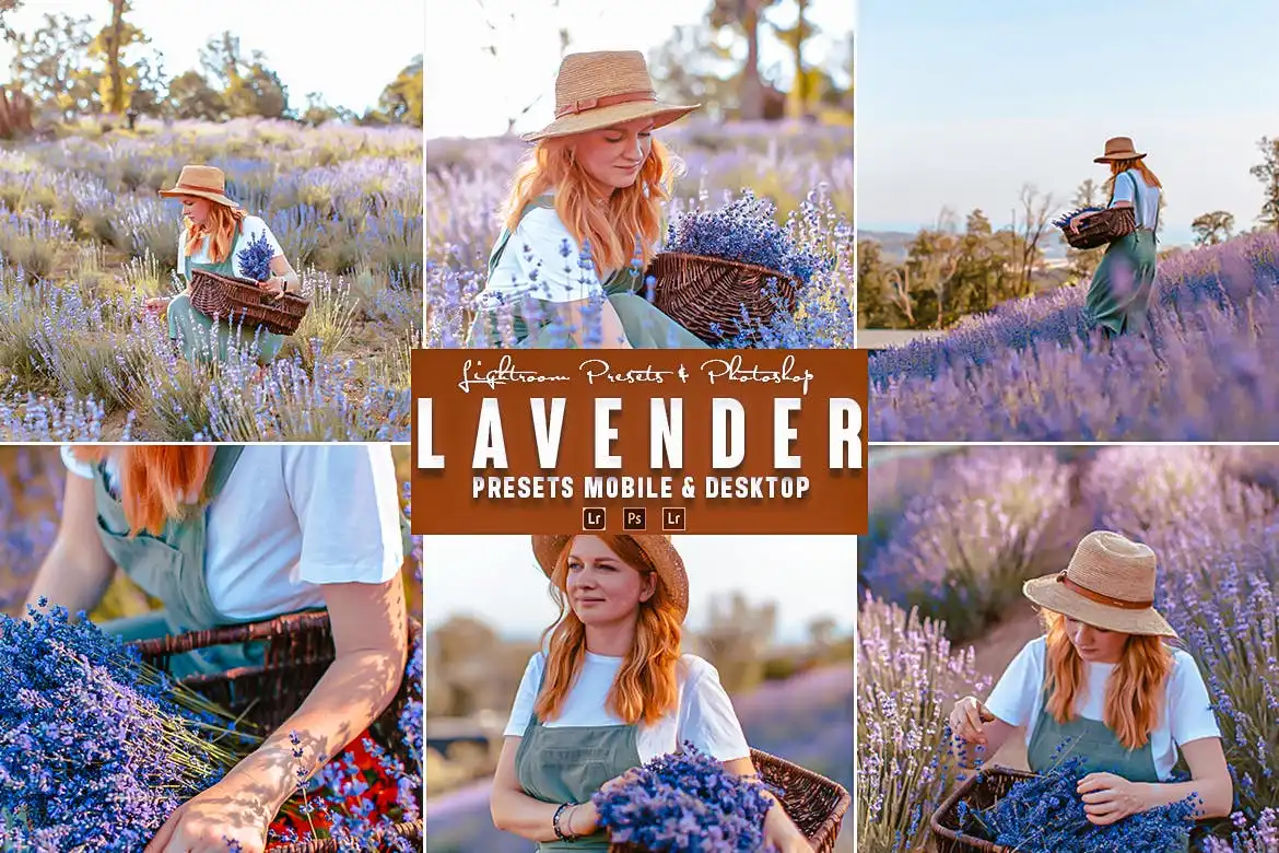 Lavender Photoshop Action & Lightrom Presets 4 lavender photoshop action & lightrom presets (1) 87624