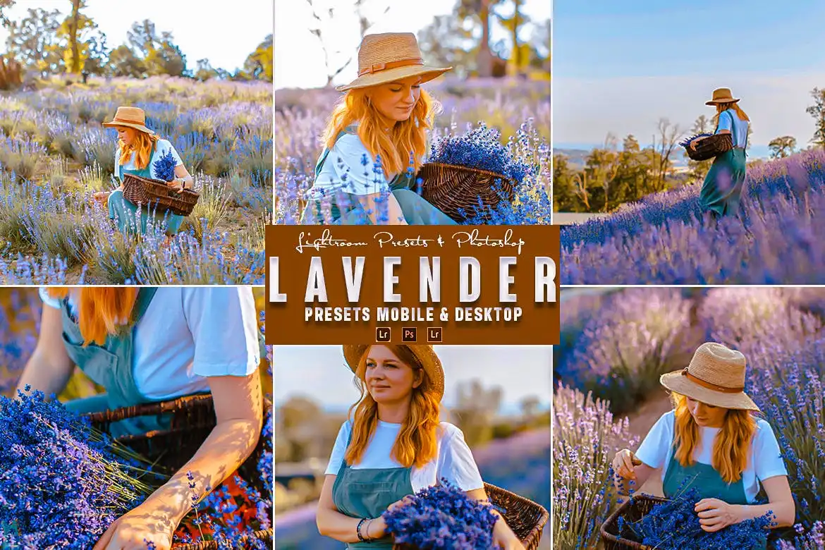 Lavender Photoshop Action & Lightrom Presets 1 lavender photoshop action & lightrom presets (4) 87655