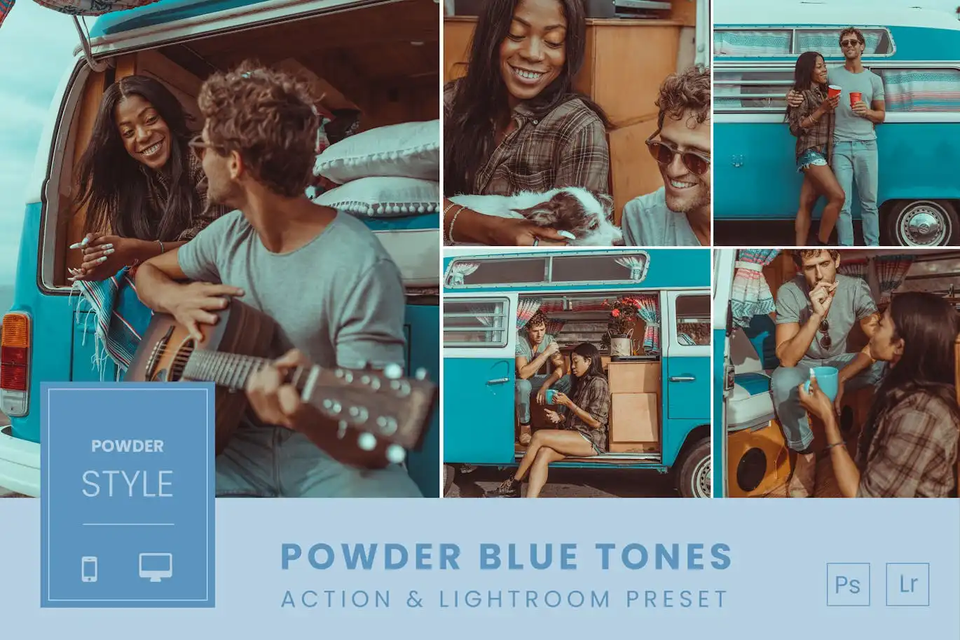 Lightroom Preset and Action Blue Tones Free Download