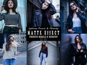matte effect tone photoshop action & lightrom pres (2) 87649
