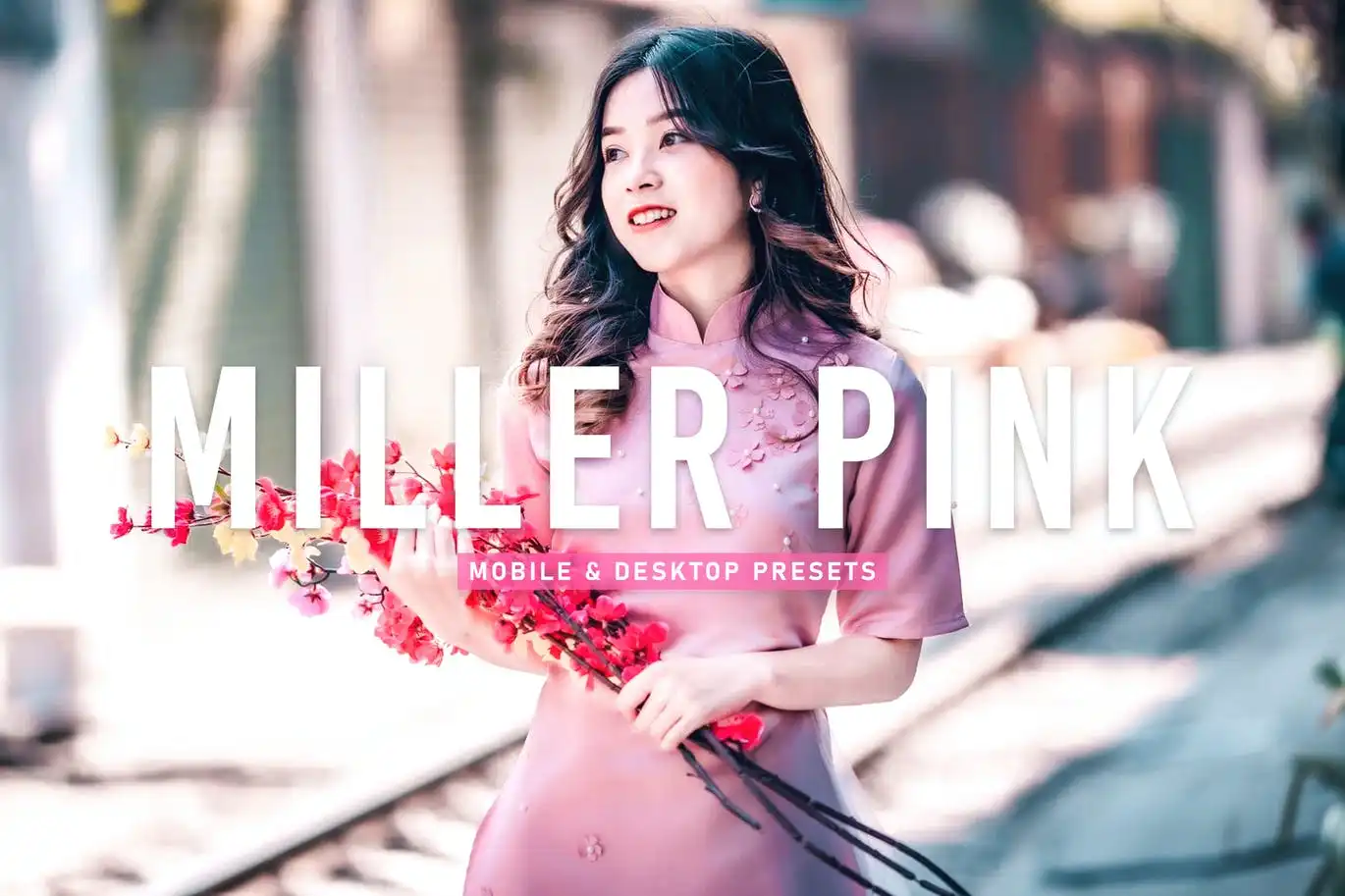 Miller Pink Mobile Desktop Lightroom Presets