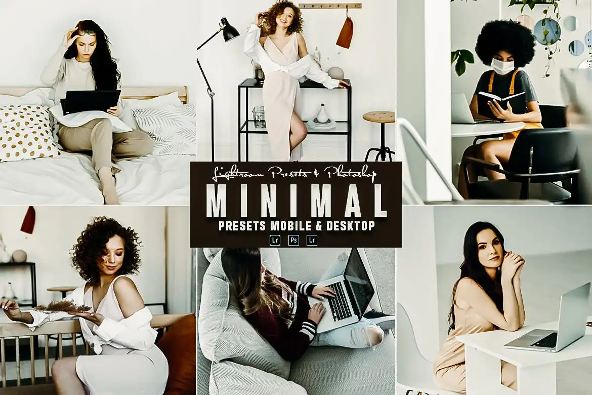 Minimal Photoshop Action &amp; Lightrom Presets